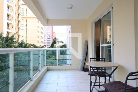 Varanda da Sala de apartamento para alugar com 3 quartos, 111m² em Vila Olímpia, São Paulo