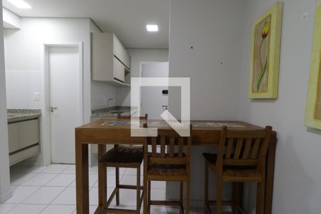 Cozinha de kitnet/studio para alugar com 1 quarto, 22m² em Iguatemi, Ribeirão Preto