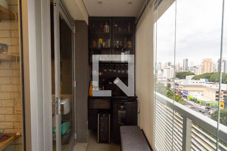 Varanda da sala  de apartamento à venda com 2 quartos, 62m² em Centro, Osasco