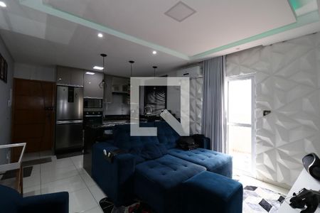 Sala de apartamento à venda com 2 quartos, 46m² em Parque João Ramalho, Santo André