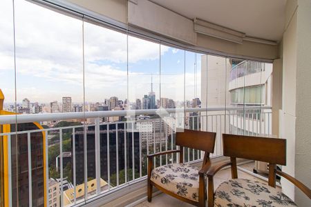 Varanda de apartamento para alugar com 2 quartos, 58m² em Bela Vista, São Paulo