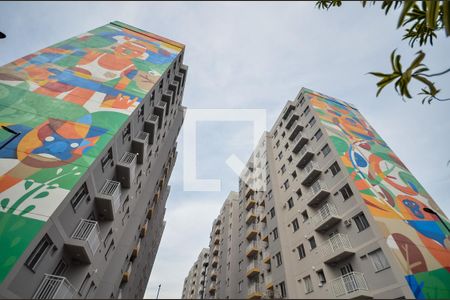 Fachada do bloco de apartamento para alugar com 2 quartos, 53m² em São Cristóvão, Rio de Janeiro