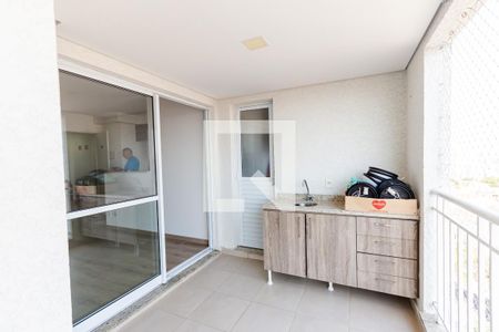 Varanda de apartamento para alugar com 3 quartos, 70m² em Parque das Nações, Santo André