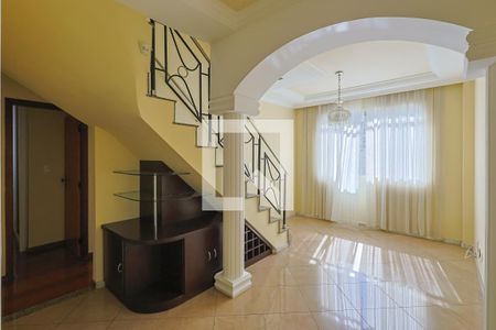 Sala de apartamento à venda com 3 quartos, 120m² em União, Belo Horizonte