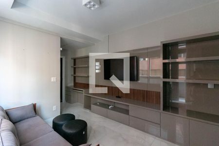 Sala de apartamento para alugar com 1 quarto, 63m² em Lourdes, Belo Horizonte