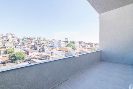 Terraço da Sala de apartamento à venda com 2 quartos, 69m² em Jardim Santo Alberto, Santo André