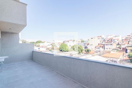 Terraço da Sala de apartamento para alugar com 2 quartos, 69m² em Jardim Santo Alberto, Santo André