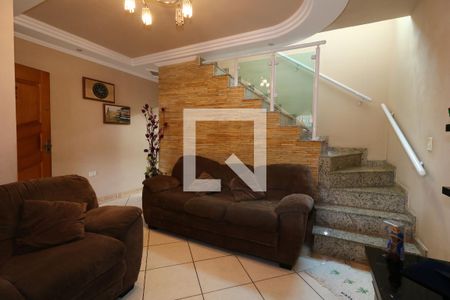Sala de casa à venda com 3 quartos, 142m² em Jardim Utinga, Santo André