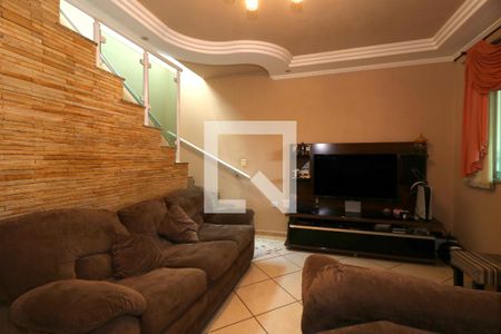 Sala de casa à venda com 3 quartos, 142m² em Jardim Utinga, Santo André