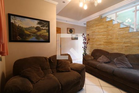 Sala de casa à venda com 3 quartos, 142m² em Jardim Utinga, Santo André