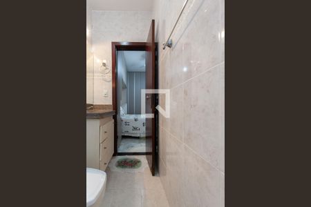 Banheiro da Suíte de casa à venda com 2 quartos, 65m² em Santa Amelia, Belo Horizonte