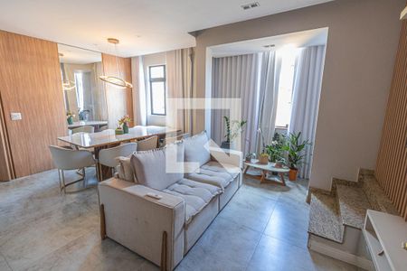 Sala de apartamento à venda com 4 quartos, 207m² em Jardim Atlântico, Belo Horizonte