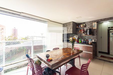 Varanda gourmet de apartamento à venda com 3 quartos, 113m² em Vila Osasco, Osasco