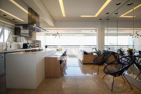 Sala/Cozinha de apartamento para alugar com 4 quartos, 108m² em Vila Dom Pedro II, São Paulo