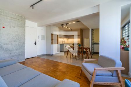 Sala de apartamento à venda com 2 quartos, 80m² em Pinheiros, São Paulo