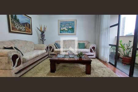 Sala 1 estar de apartamento à venda com 3 quartos, 170m² em Vila Bastos, Santo André