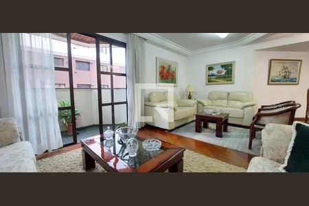 Sala 1 estar de apartamento à venda com 3 quartos, 170m² em Vila Bastos, Santo André