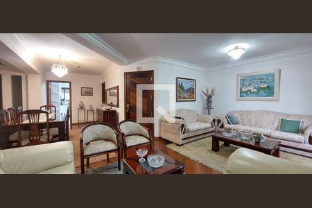 Sala 1 estar de apartamento à venda com 3 quartos, 170m² em Vila Bastos, Santo André