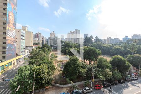 Vista da Sala de apartamento para alugar com 2 quartos, 72m² em Consolação, São Paulo