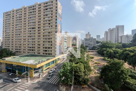 Vista da Sala de apartamento à venda com 2 quartos, 72m² em Consolação, São Paulo