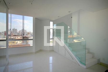 Sala de apartamento à venda com 2 quartos, 120m² em União, Belo Horizonte