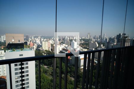 Vista da sala de apartamento para alugar com 3 quartos, 90m² em Pinheiros, São Paulo