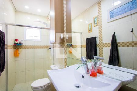 Banheiro do quarto 1 de apartamento à venda com 2 quartos, 106m² em Vila Tibiriçá, Santo André