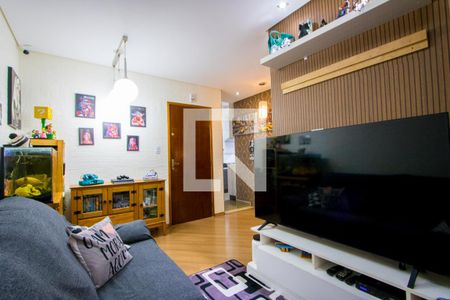 Sala de apartamento à venda com 2 quartos, 106m² em Vila Tibiriçá, Santo André