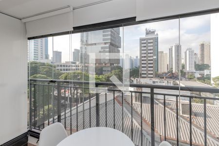 Varanda de apartamento para alugar com 1 quarto, 32m² em Campo Belo, São Paulo