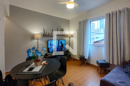 Sala de apartamento para alugar com 1 quarto, 60m² em Vila Tupi, Praia Grande