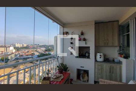Varanda Gourmet de apartamento à venda com 2 quartos, 63m² em Mauá, São Caetano do Sul