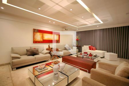 Sala de apartamento à venda com 4 quartos, 165m² em Funcionários, Belo Horizonte