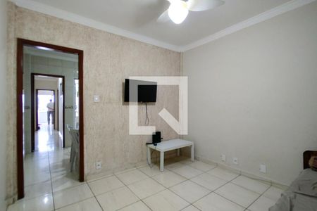 Sala de apartamento para alugar com 1 quarto, 53m² em Aviação, Praia Grande