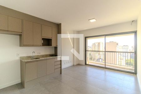 Sala e Cozinha de apartamento para alugar com 1 quarto, 45m² em Santa Ifigênia, São Paulo