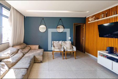 Sala de apartamento à venda com 4 quartos, 170m² em Grajaú, Belo Horizonte