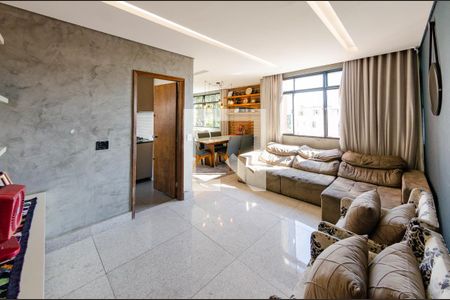 Sala de apartamento à venda com 4 quartos, 170m² em Grajaú, Belo Horizonte