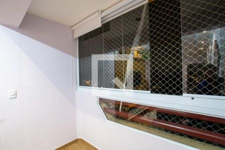 Varanda da Sala de apartamento à venda com 3 quartos, 76m² em Cidade Brasil, Guarulhos