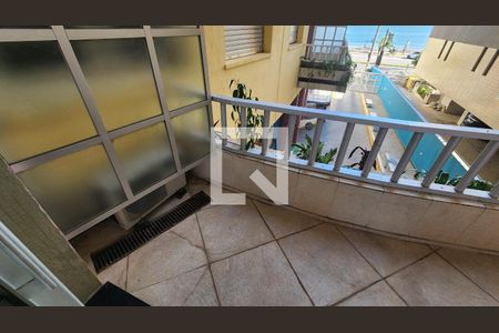 Varanda da Sala de apartamento para alugar com 1 quarto, 112m² em Ponta da Praia, Santos