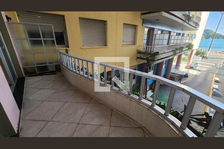 Varanda da Sala de apartamento para alugar com 1 quarto, 112m² em Ponta da Praia, Santos