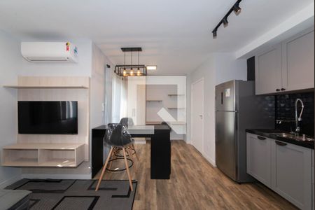 Apartamento para alugar com 33m², 1 quarto e sem vagaSala - Cozinha Integrada