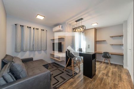 Sala - Cozinha Integrada de apartamento para alugar com 1 quarto, 33m² em Ipiranga, São Paulo