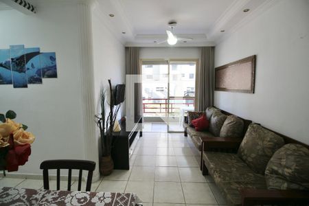Sala de apartamento para alugar com 2 quartos, 60m² em Jardim Tres Marias, Guarujá