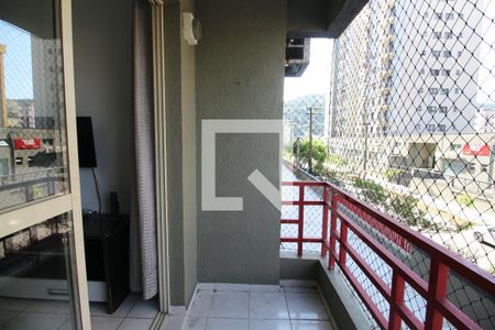Varanda de apartamento para alugar com 2 quartos, 60m² em Jardim Tres Marias, Guarujá