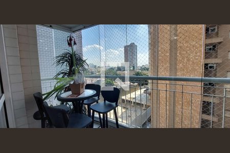 Varanda gourmet de apartamento à venda com 3 quartos, 133m² em Jardim, Santo André