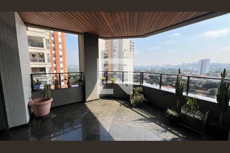 Varanda da Sala de apartamento à venda com 4 quartos, 280m² em Vila Beatriz, São Paulo
