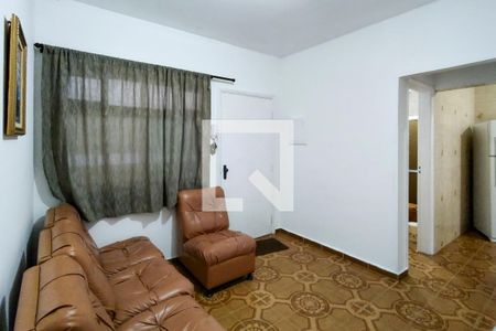 Sala de apartamento para alugar com 1 quarto, 53m² em Guilhermina, Praia Grande