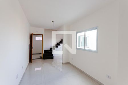 Sala de apartamento à venda com 2 quartos, 82m² em Vila Curuca, Santo André