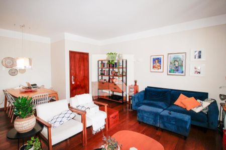 Sala de apartamento à venda com 4 quartos, 130m² em Funcionários, Belo Horizonte