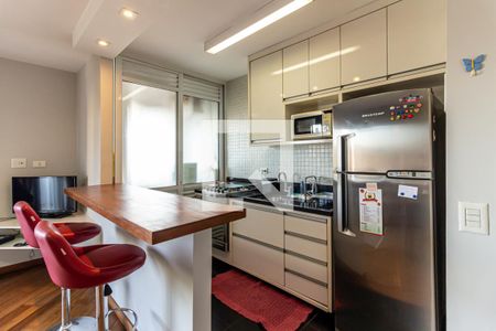 Cozinha de apartamento para alugar com 1 quarto, 47m² em Santa Cecilia, São Paulo