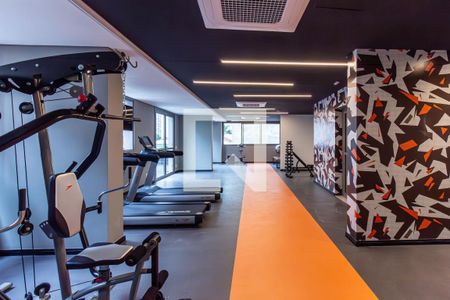 Studio para alugar com 25m², 1 quarto e sem vaga Studio para alugar com 25m², 1 quarto e sem vagaAcademia